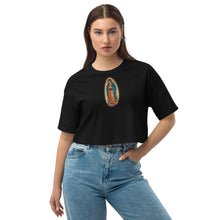 Load image into Gallery viewer, Virgencita Loose drop shoulder crop top
