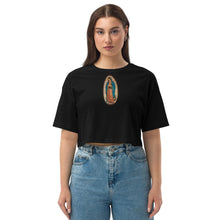 Load image into Gallery viewer, Virgencita Loose drop shoulder crop top
