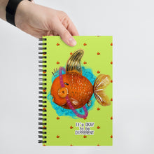 Load image into Gallery viewer, Elfish Presley Spiral notebook
